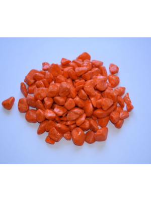 AKVARYUM TAŞI 10 KG ( BOYUT NO: 2 )  RENK: TURUNCU